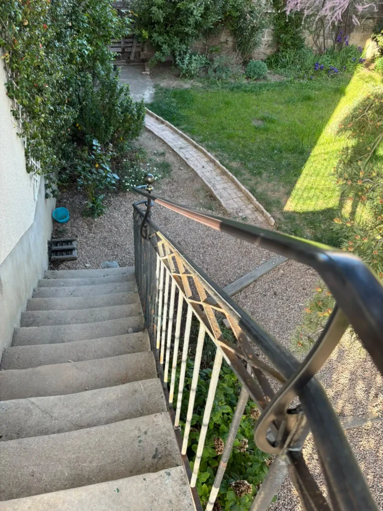 garde-corps métallique sur mesure, métallier dans le Beaujolais, Rhône